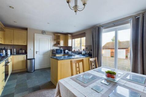 Dining room open to kitchen