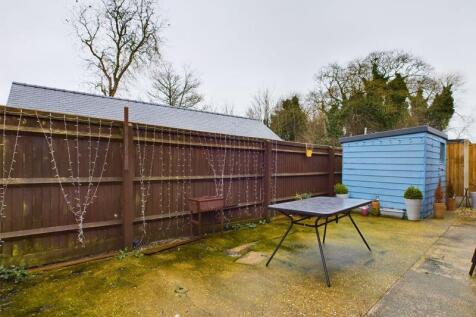Rear courtyard garden
