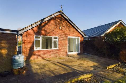 Rear patio and elevation