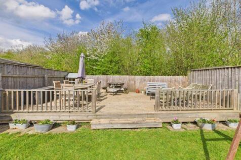 Rear decked terrace