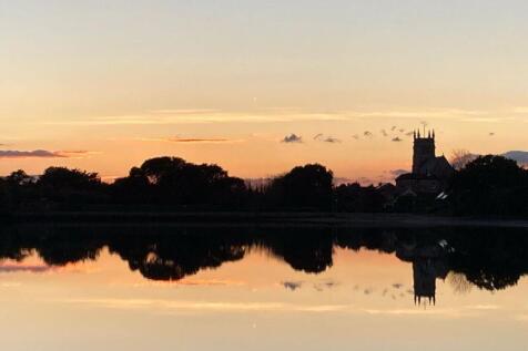 Sunset over Alver Creek
