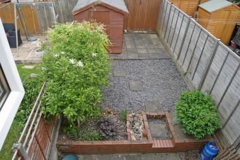 Rear garden high