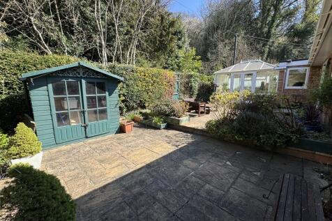 Rear patio area