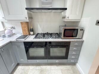 hob and double ovens