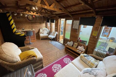 Inside Log Cabin