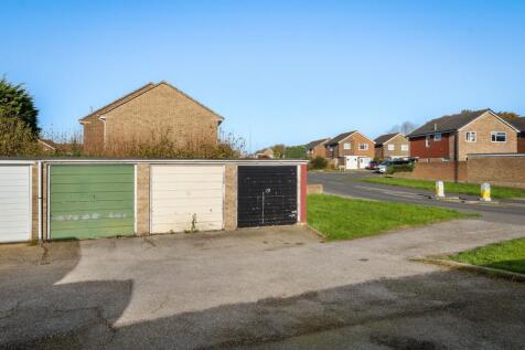 Garage with Black Door