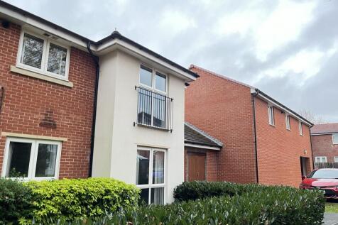 Rear of block showing flat