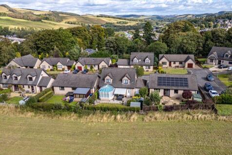 Aerial rear house and surrounding area