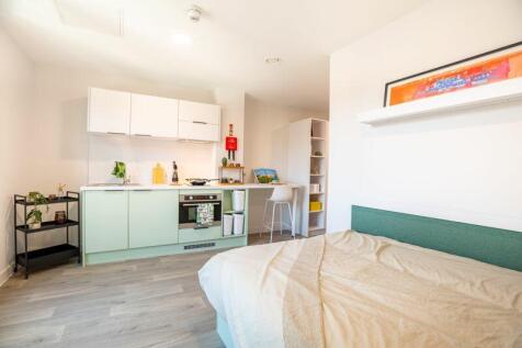 Bedroom Area and Kitchenette