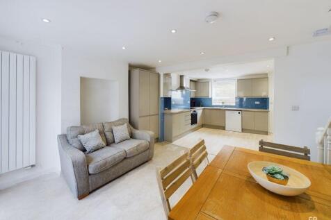 kitchen and livng area 