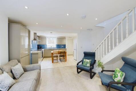 kitchen and livng area 