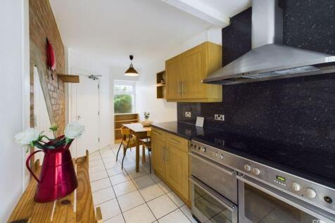 kitchen and dining area