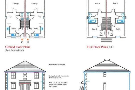 Two bed Semi Elevation and Plan.jpg