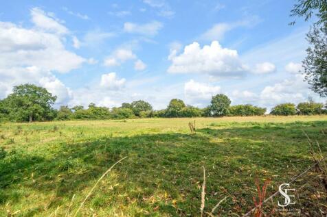 View across field at rear of garden