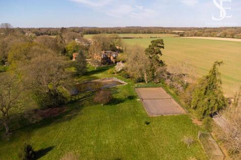 Tennis Court and Pond