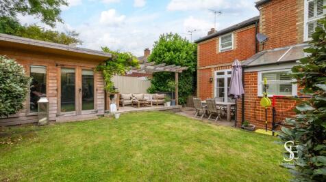 Rear garden and garden studio