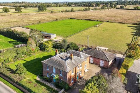 Aerial View of House from Road