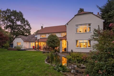 Rear elevation twilight