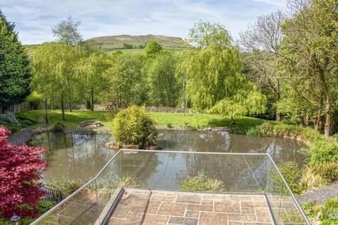 Rear View over Pond &amp; Gardens
