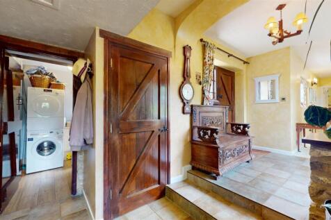 Looking back at hallway door &amp; cloak