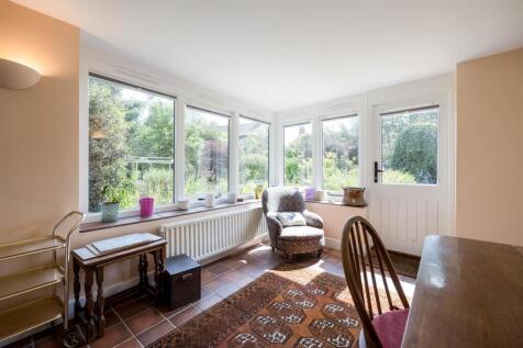 Sun room facing gardens