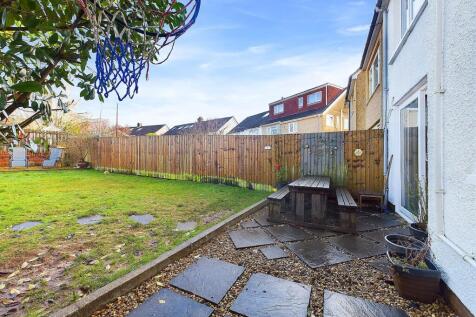 Paved sitting area