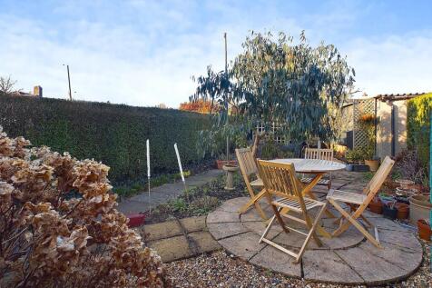 Paved sitting area