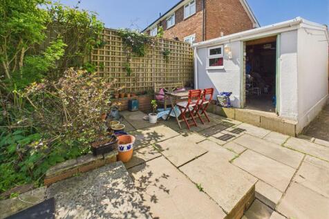 Paved sitting area