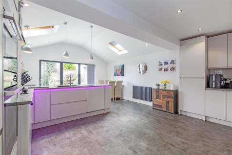 Extended Ultra Modern Dining Kitchen
