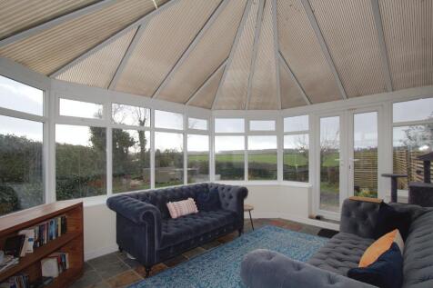 Conservatory with field views