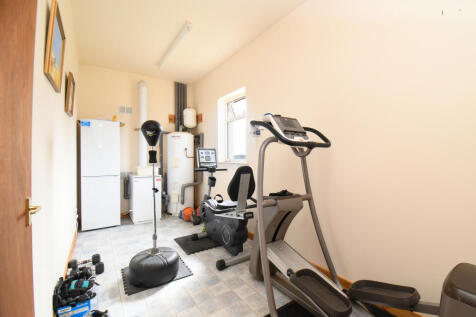 Gym behind Garage