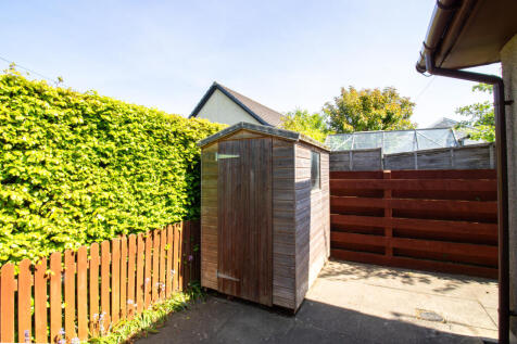 Paved Section &amp; Wooden Shed