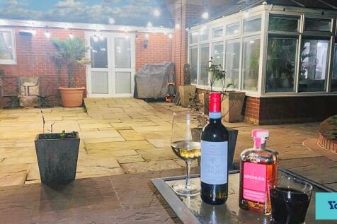 Garden at night