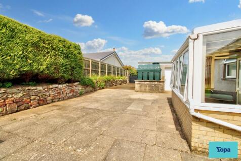 Rear of property