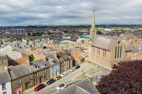 Aerial Front Exterior