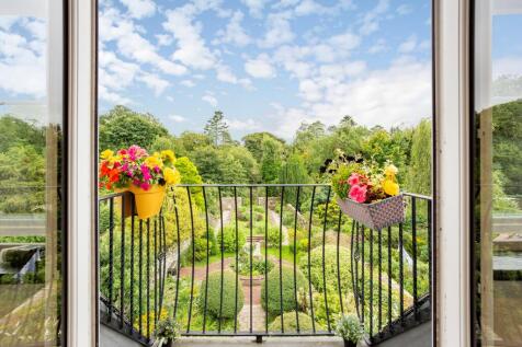 Balcony with View to Community Gardens
