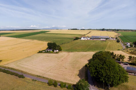 Aerial of Cottage &amp; Land