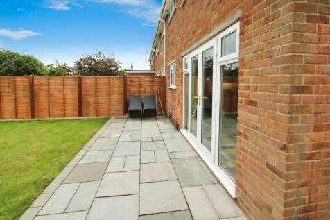 Rear patio area