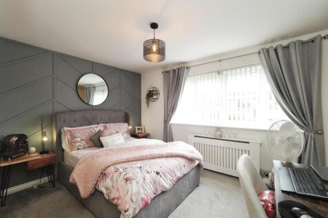 Large Double Bedroom One with Panel Wall and En Suite