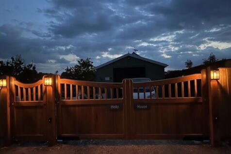 Gates at night