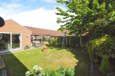 Fantastic Rear Garden with Patio and Log Cabin
