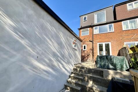 Rear of house