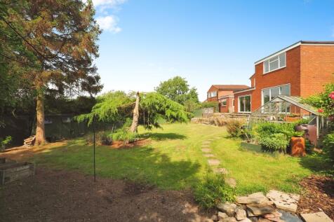 garden looking back from home office/cabin hardstanding