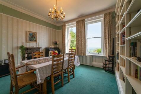 Grand dining room with views