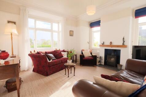 Sitting room, log burner and views