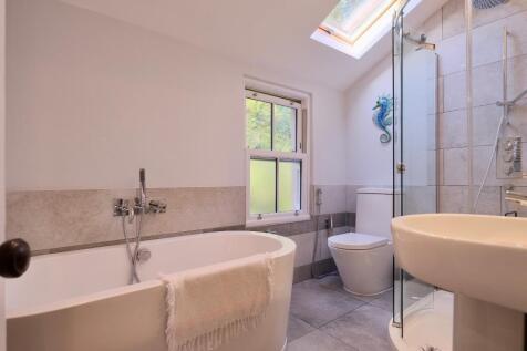 Family modern bathroom with shower