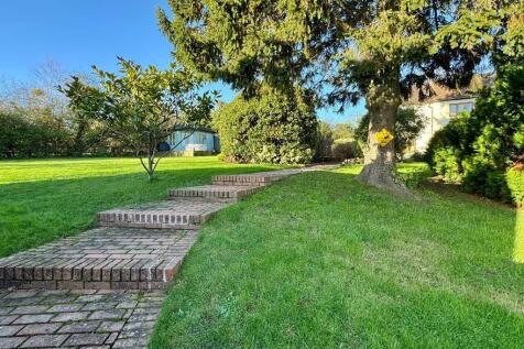 Garden path from the car to the house