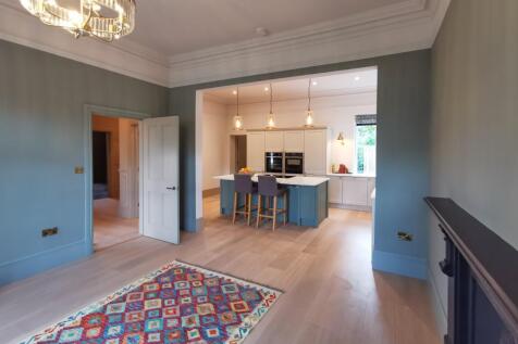 Open plan living area