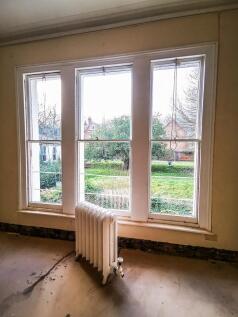 Large double glazed sash windows