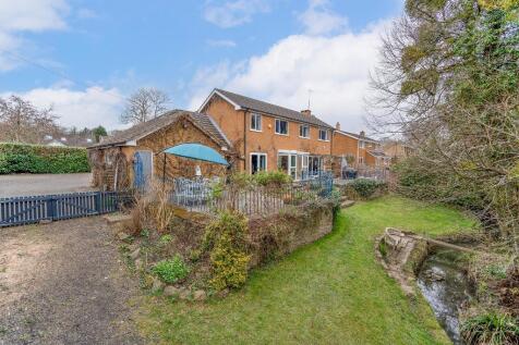 Rear of house and babbling brook